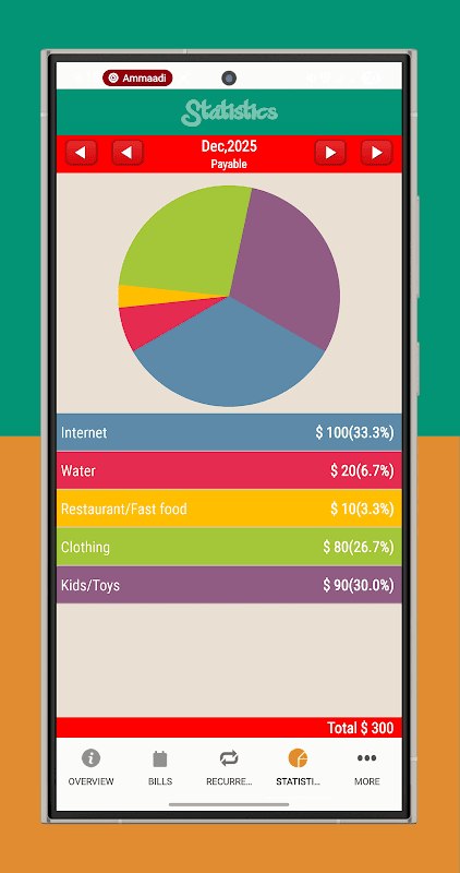Bills Monitor lite screenshot 3