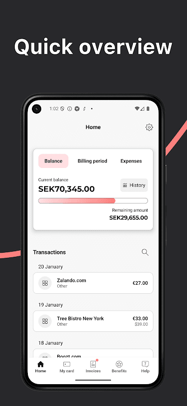 Spendwise screenshot 2