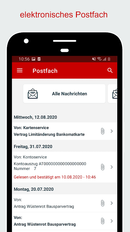 Oberbank screenshot 4