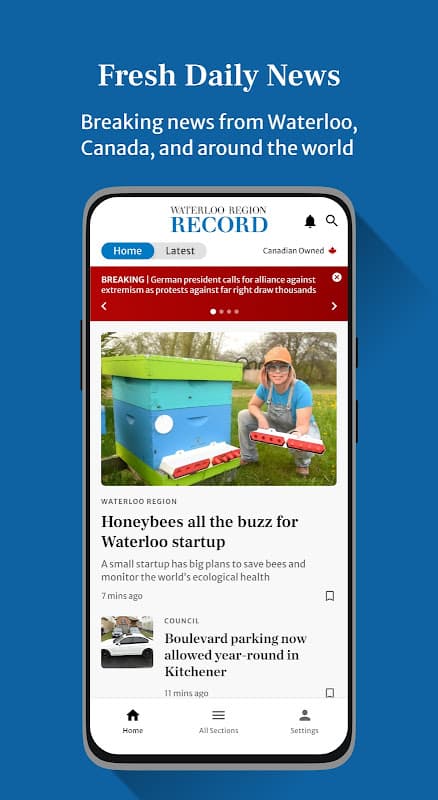 Waterloo Region Record screenshot 1