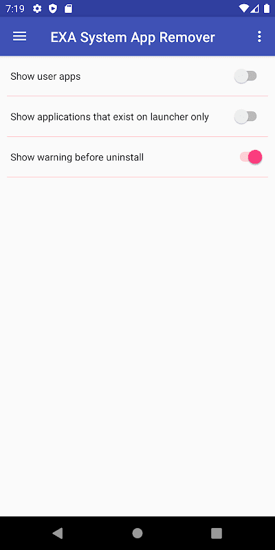 EXA System App Remover [ROOT] screenshot 5