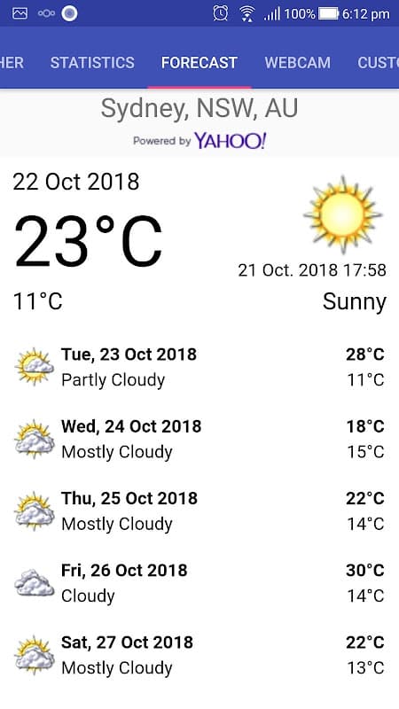 weeWx Weather App screenshot 4