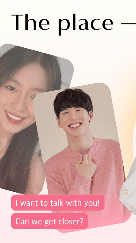 HoneyBaby - Let's talk and date with Korean screenshot 1
