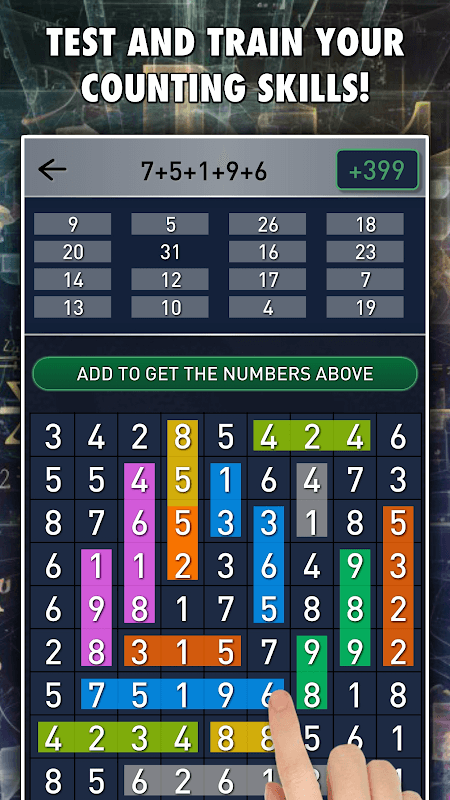 Captura 1 de Números Ocultos: Jogo de Matemática