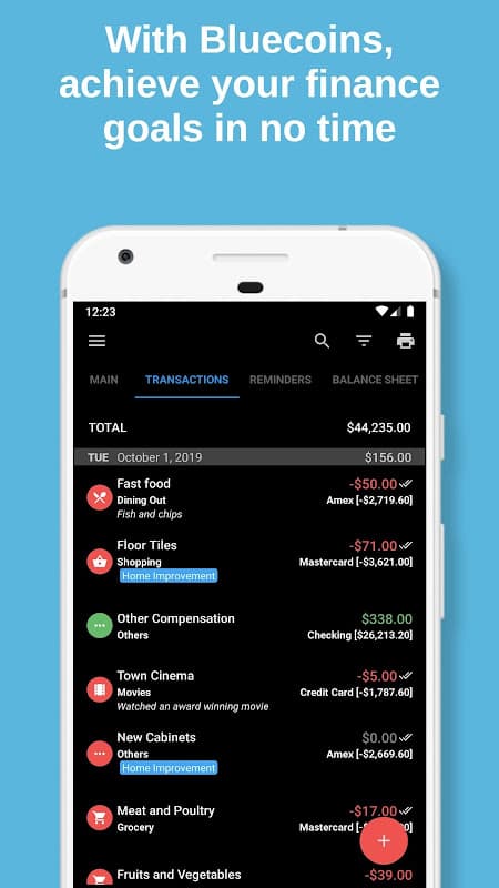Bluecoins Finance & Budget screenshot 2