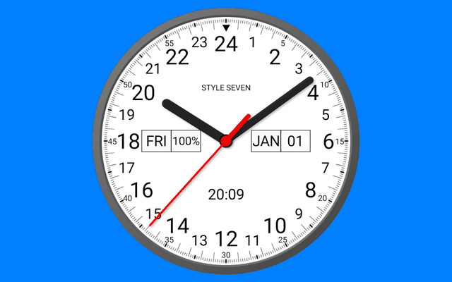 Analog Clock 24-7 screenshot 6