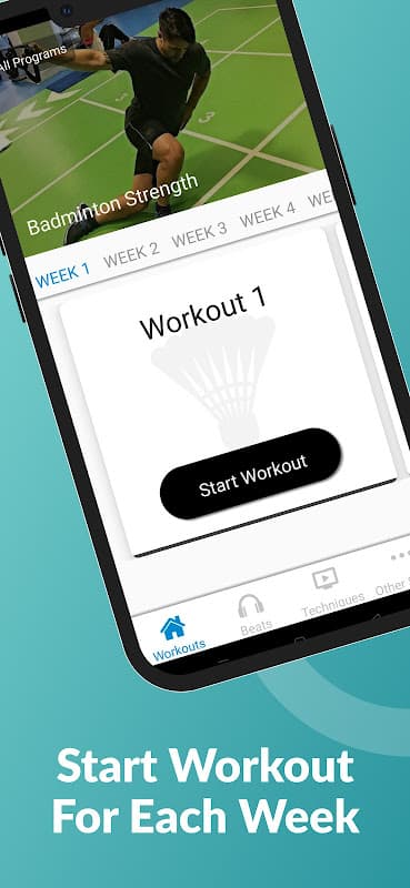 Badminton Strength Training screenshot 2