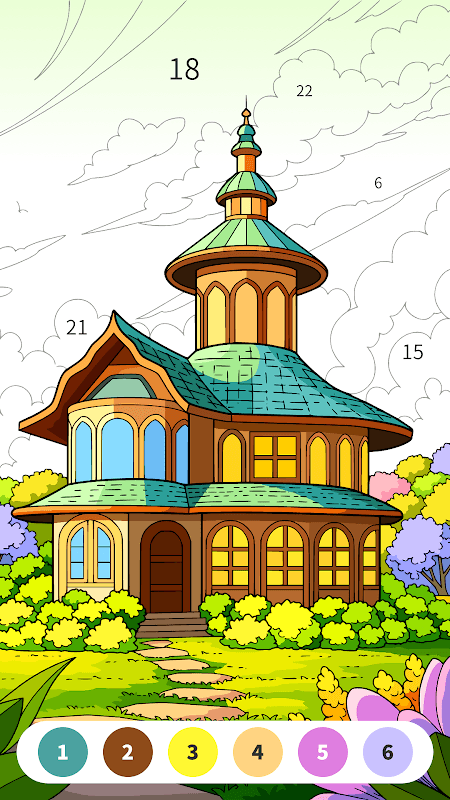 Art Color:Color by Number Game screenshot 3