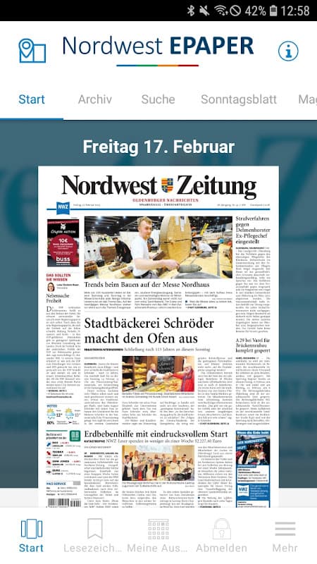 Nordwest ePaper screenshot 1
