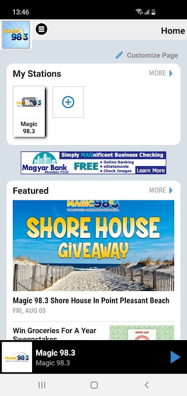 Magic 98.3 screenshot 1