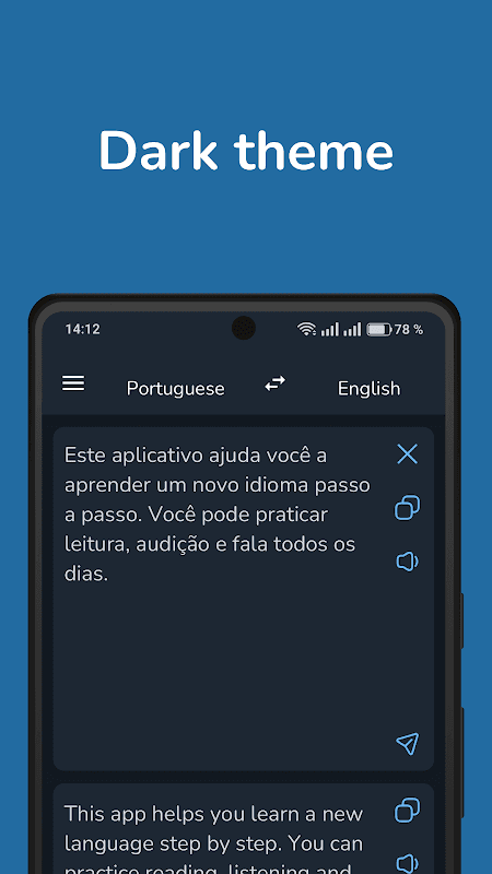 Portuguese English Translator screenshot 4