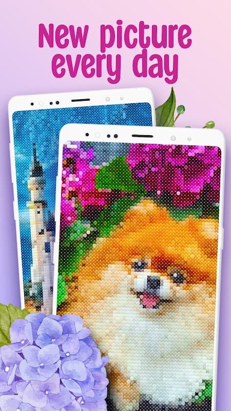 Cross-Stitch: Coloring Book screenshot 3