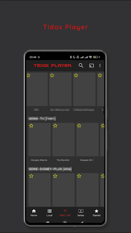 IPTV Tidox Player - Play, Download or Cast screenshot 1