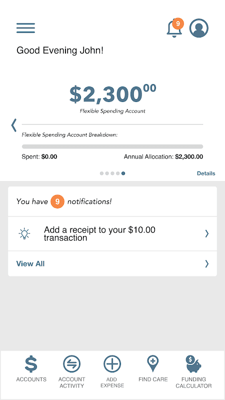 My Benefits Accounts screenshot 3