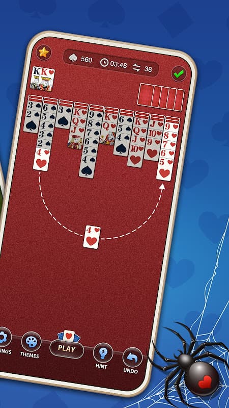Daily Spider Solitaire Classic screenshot 3