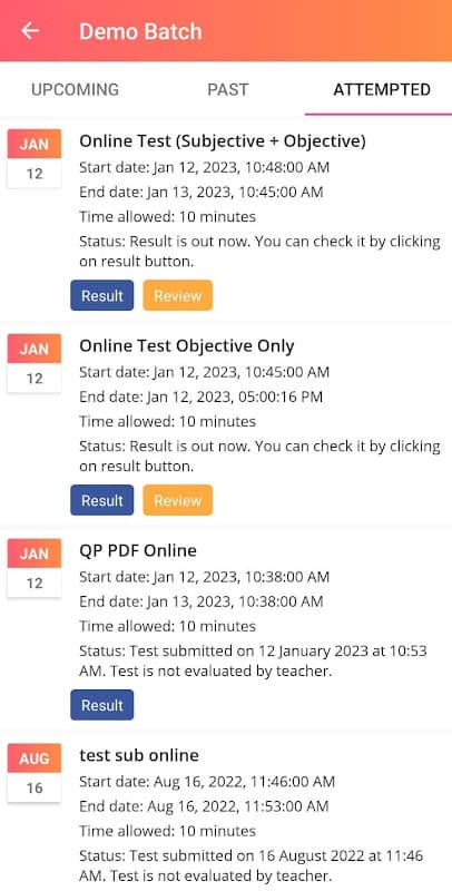 Examin8 - Test Generator App screenshot 4