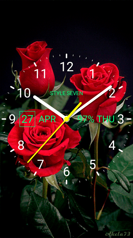 Analog Clock Live Wallpaper-7 screenshot 3
