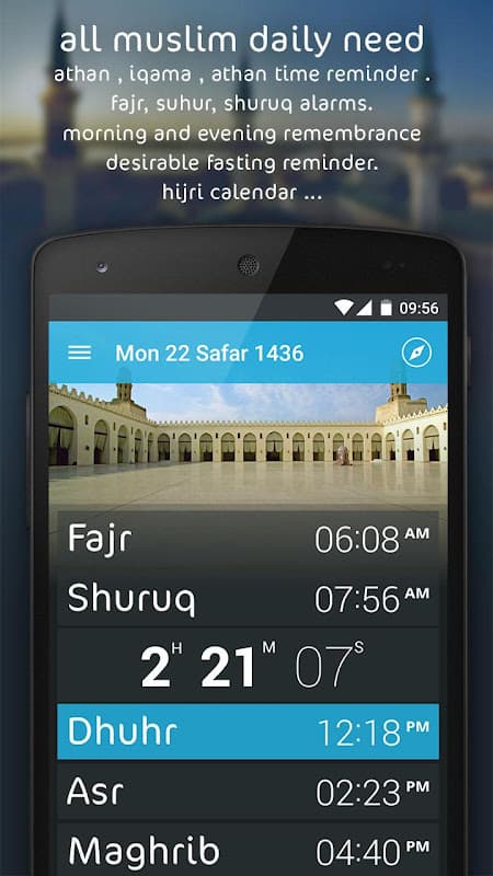Athanotify - prayer times screenshot 1