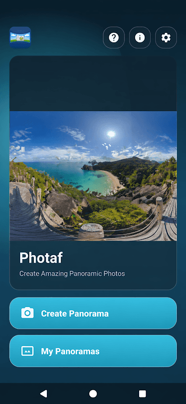 Photaf Panorama (Free) screenshot 1