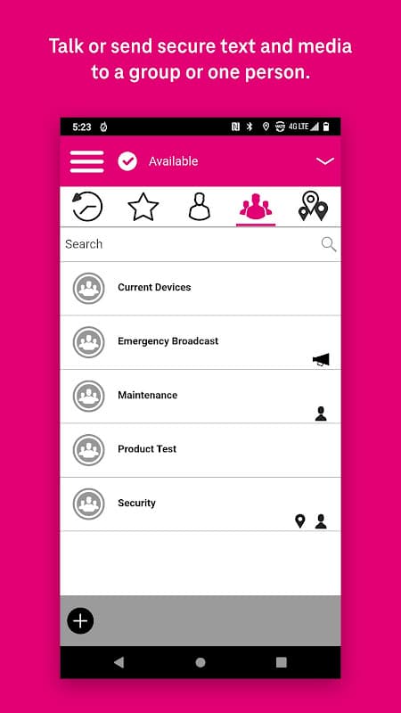 T-Mobile Direct Connect screenshot 2