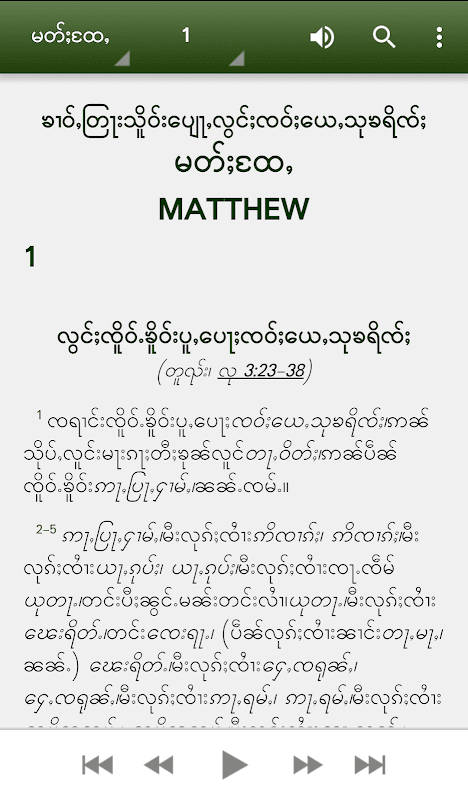 Shan Bible ၵျၢမ်းလိၵ်ႈတႆး screenshot 2