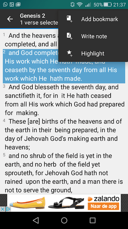 YLT Bible - Young's Literal screenshot 4