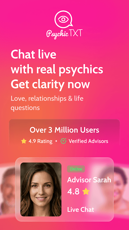 Psychic Txt & Daily Horoscopes screenshot 1