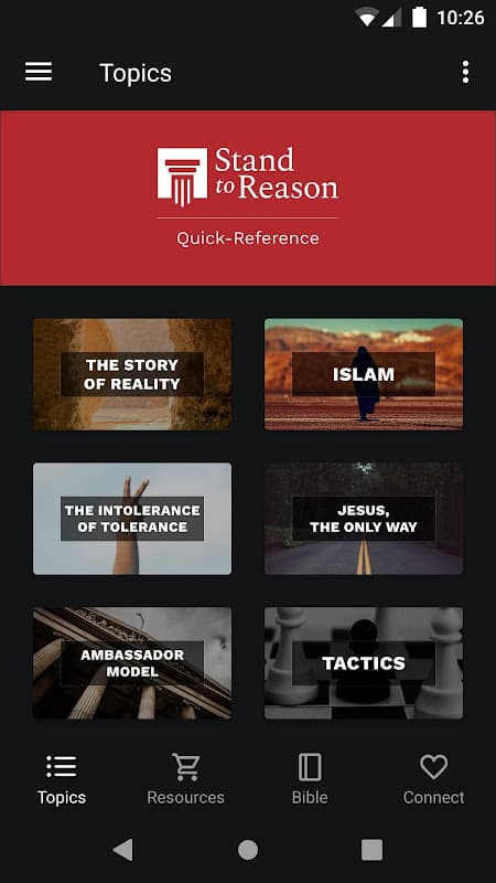 STR Quick-Reference App screenshot 1