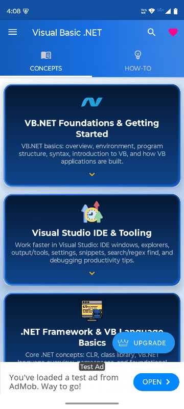 Learn - Visual Basic .NET screenshot 1