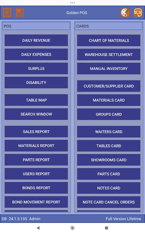 Golden Point of Sale screenshot 1