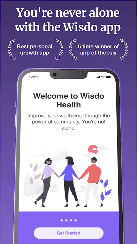 Wisdo: Mental Health & Support screenshot 1