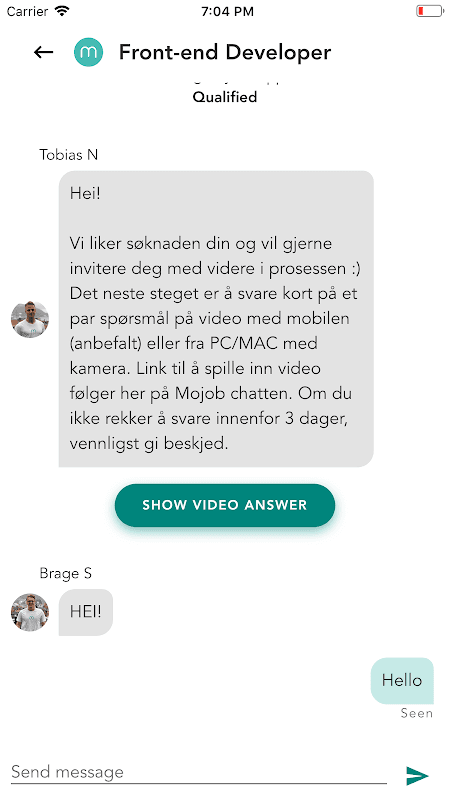 Mojob for talents screenshot 2