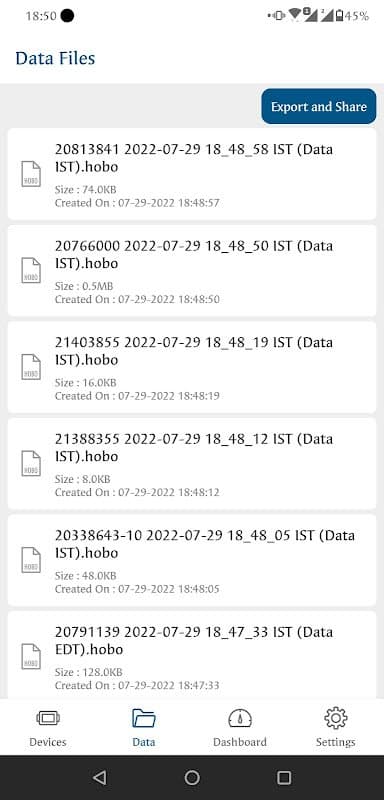 HOBOconnect screenshot 4