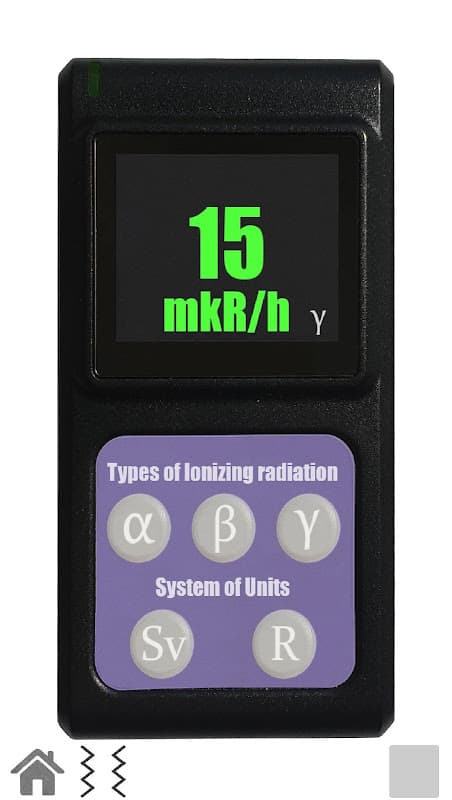 Radiation dosimeter simulator screenshot 1