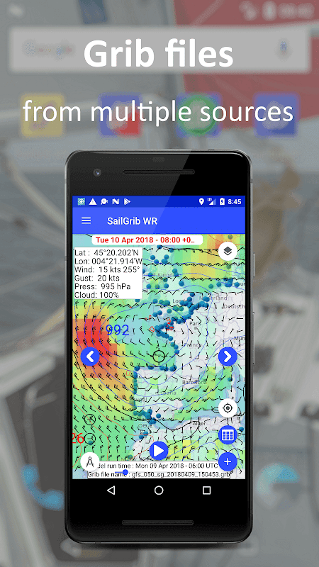 SailGrib Weather Routing Free screenshot 1
