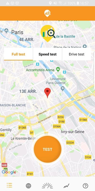 Teste de Qualidade de Rede Móvel screenshot 1