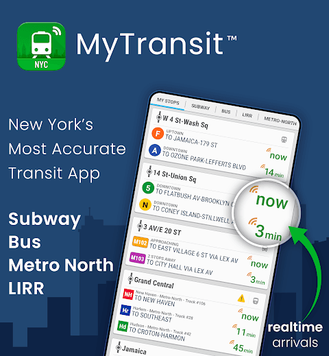 MyTransit NYC Subway & Bus MTA screenshot 1