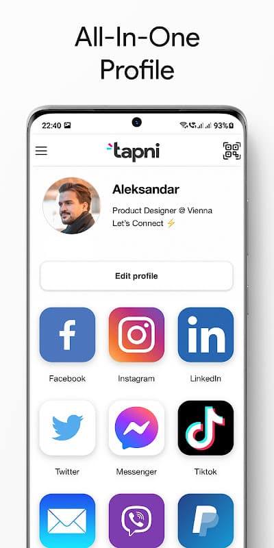 Tapni - Digital Business Card screenshot 2