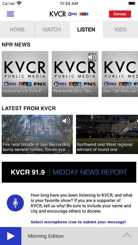 KVCR Public Media App screenshot 3