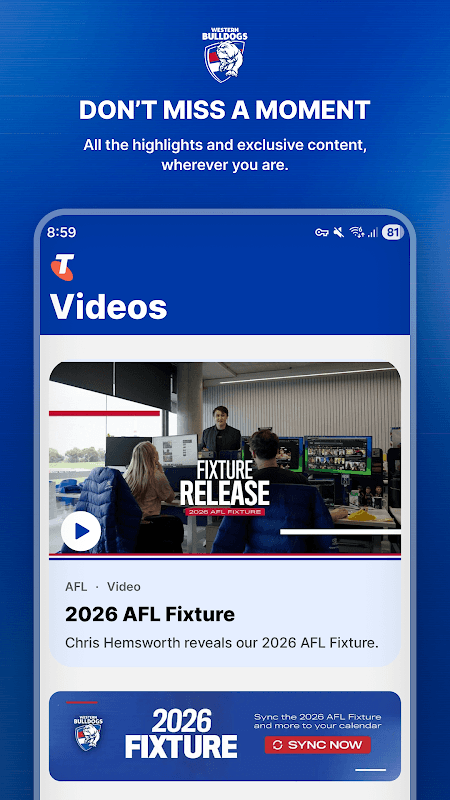 Western Bulldogs Official App screenshot 2