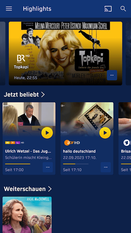 1&1 TV screenshot 2