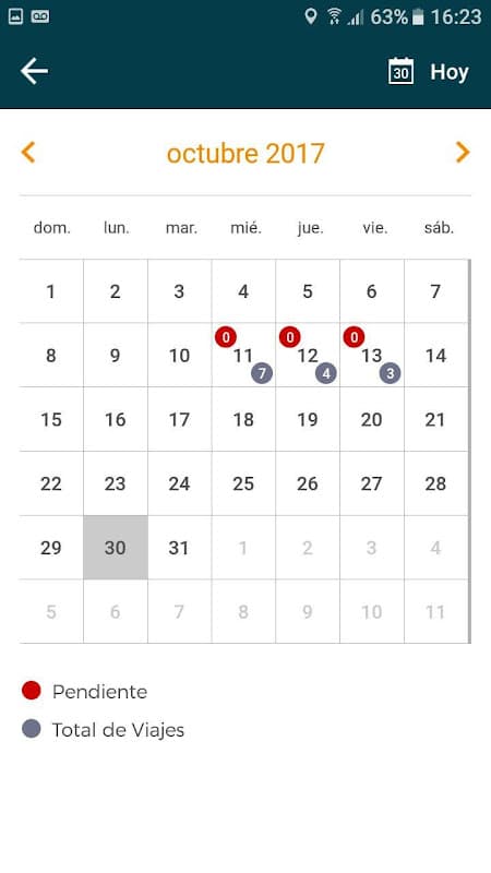Transvip Conductores screenshot 4