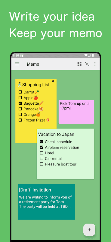 Sticky Note! screenshot 2