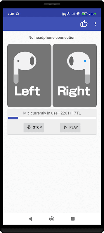 Headphone Left Right Mic Test screenshot 3