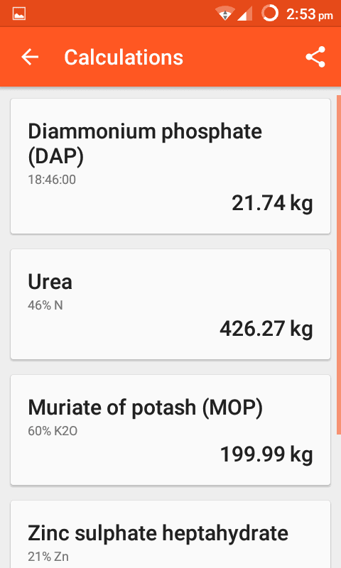 Fertilizer calculator n2f screenshot 4
