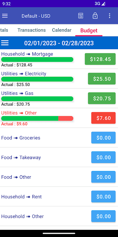 MoBill Budget and Reminder screenshot 5