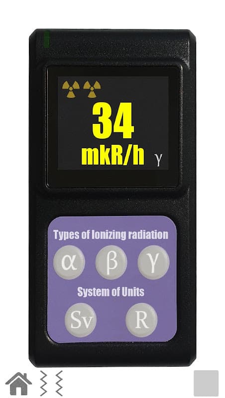 Radiation dosimeter simulator screenshot 2