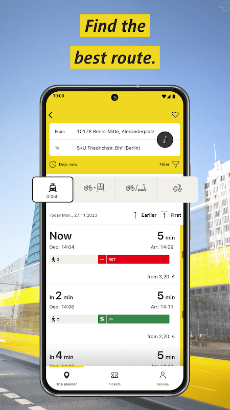 BVG Fahrinfo: Route planner screenshot 2