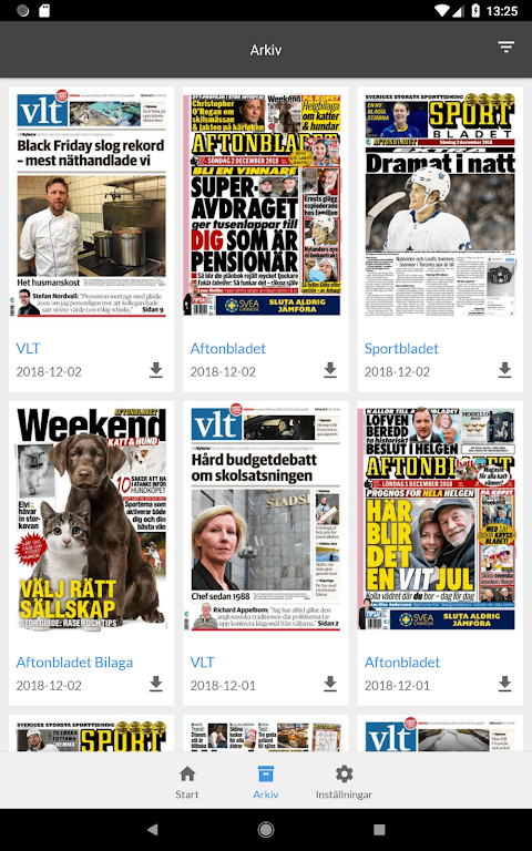 VLT e-tidning screenshot 4