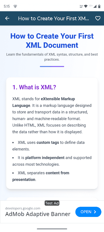 XML Basics screenshot 4